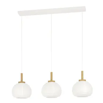 VISILICA 3xE27 D-925, DRVO/PAPIR BIJELA SUMMERHILL