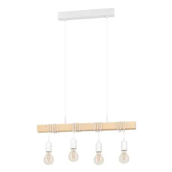 VISILICA 4xE27 D-700, BIJELI KABL/DRVO TOWNSHEND