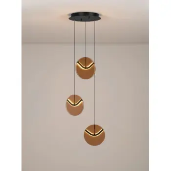 VISILICA HALLEY LED 21W/579lm/3000K TRIAC DIMM. CRNA/CHAMPAIGNE