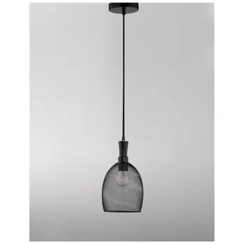 VISILICA NEVA E27/12W METALNA CRNA