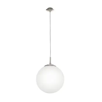 VISILICA 1xE27 fi300 NIKL/MAT/OPAL RONDO