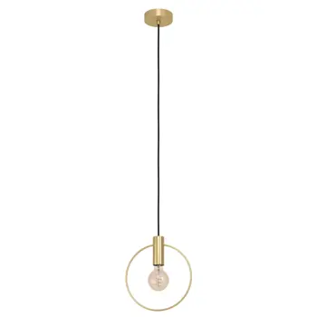 VISILICA 1xE27 CRNA/MESING MANIZALES