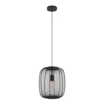 VISILICA 1xE27 PROM 325, MREŽASTA CRNA RINROE