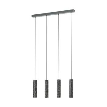 VISILICA 4xGU10, 4X4,5W, D-840, ANTRACIT/CRNO/BIJELA MENTALONA