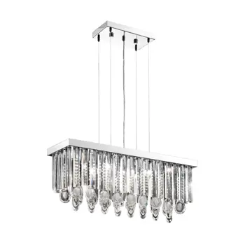 VISILICA 7xLED 7X33W, D 690, KROM/KRISTAL CALAONDA