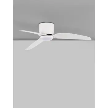 VOLGA PLAFONSKI VENTILATOR LED 18W/3000K/650lm/IP20/BIJELA