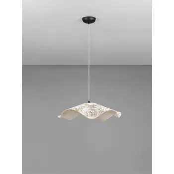 WABI RUČNO RAĐENA VISILICA BIJELA/ZLATNA E27 1X12W IP20