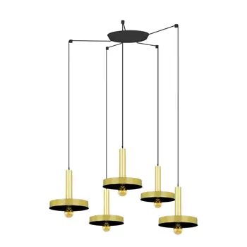 WHIZZ SATIN GOLD/BLACK VISILICA E27 60W 5L