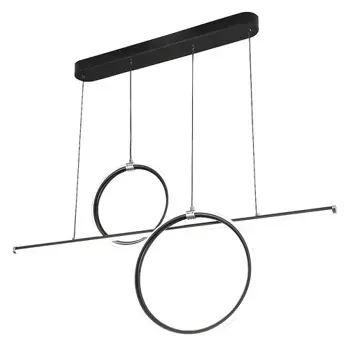 WILLOW VISILICA LED 48/MAT CRNA/IP20/2760lm