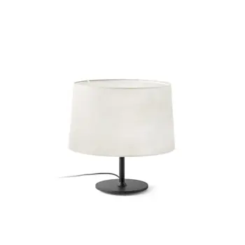 WINDSOR STOLNA SVJETILJKA CRNA/LAN 1xE27