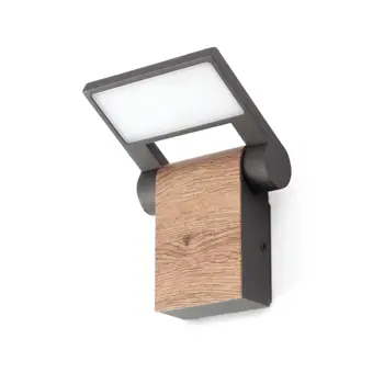 WOOD ZIDNA SVJETILJKA  DARK GREY LED 11W 3000K