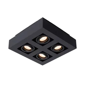 XIRAX STROPNI REFLEKTOR CRNA LED DTW 4xGU10 5W