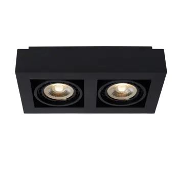 ZEFIX STROPNI REFLEKTOR CRNA LED DTW 2xGU10 (ES111)