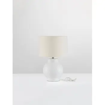 ZEMA STOLNA SVJETILJKA BIJELA/BEŽ E27 1X12W IP20