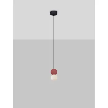 ZERO VISILICA  G9/2X5W/CRVENA