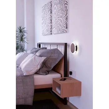 ZIDNA LAMPA 1xLED 12W,PROM 170, CRNO/BIJELA TALAMELLO 1