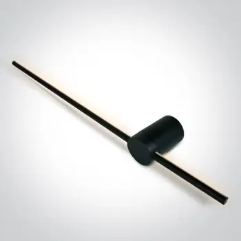 ZIDNA LAMPA CRNA 15W WW IP20 230V