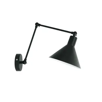 ZIDNA LAMPA metal, 240V, ?27, Max 20W (LED), IP20, 42.5x35cm, black