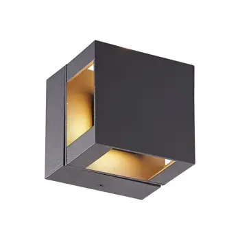 ZIDNA LED SVJETILJKA 220-240V, 11W, 3000K, 398lm, 4x90°, CRI>80, IP54, 10x10x9.4