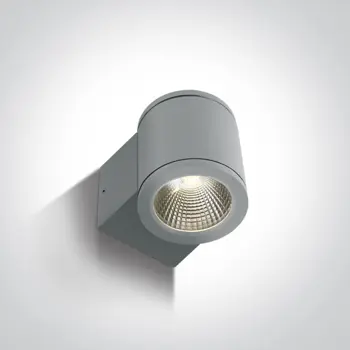 ZIDNA LED SVJETILJKA 6W/540lm/3000K/240V IP54 SIVA