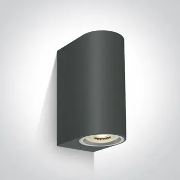 ZIDNA SVJETILJKA 2XGU-10 IP65 ANTRACIT