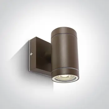 ZIDNA SVJETILJKA 6U10/35W/230V/IP54 SMEĐA
