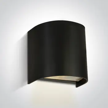 ZIDNA SVJETILJKA GU10 6W IP65 100-240V CRNA