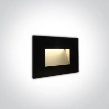 ZIDNA SVJETILJKA LED 4W/3000K/300lm/ IP65 CRNA