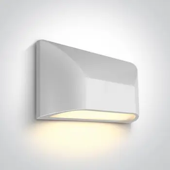 ZIDNA SVJETILJKA LED 6W/3000K/300lm/230V/220x113mm/IP65 BIJELA