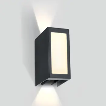 ZIDNA SVJETILJKA LED 9W/3000K/600lm IP54 ANTRACIT