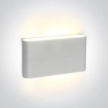 ZIDNA SVJETILJKA LED/2x6W/3000K/2x420lm/230V/175x90x28mm/IP54 BIJELA