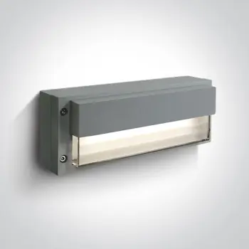 ZIDNA SVJETILJKA LED/30×0,1W/3000K/230V IP54 SIVA