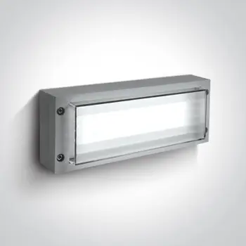 ZIDNA SVJETILJKA LED/3W/6000K/230V IP54 SIVA