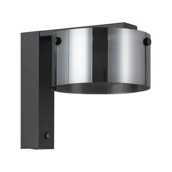 ZIDNA LAMPA 1xLED 1X7,2W, DIMABILNA NA DODIR, CRNA/STAKLO CRNO PROZIRNO COPILLOS