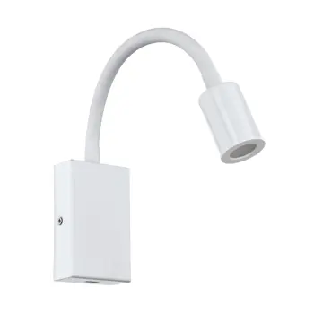 ZIDNA LAMPA 1xLED 3,5W, 380lm, USB, BIJELA TAZZOLI