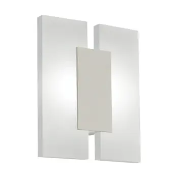ZIDNA LAMPA 2xLED 2X4,5W, 2X480lm, NIKL-MAT/BIJELA METRAS 2