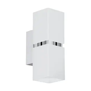 ZIDNA LAMPA 2xLED GU10, 2X3,3W, KROM/BIJELA PASSA