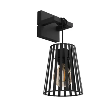 ZIDNA LAMPA 3xE27 V-390, CRNA BOGOTA