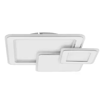 PLAFONJERA 1xLED 50W, 5000lm, DIMABILNA BIJELA, 480X480, BIJELA/ČELIK/PLASTIKA M