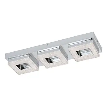 PLAFONJERA 3x LED 3X4W, KROM/KRISTAL FRADELO