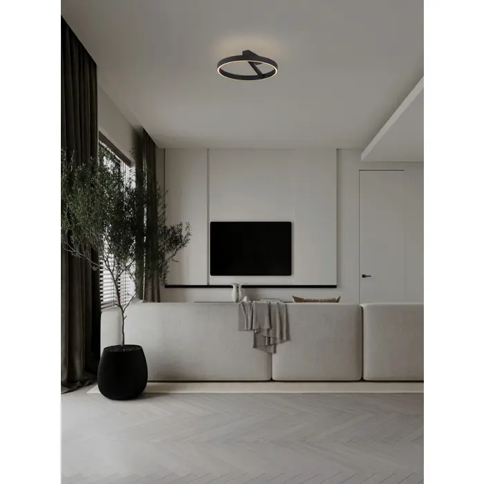 ADALIZ STROPNA LED LAMPA CRNA 47W CCT 2700-4000K TRIAC DIMABILNA