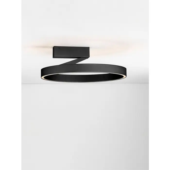 ADALIZ STROPNA LED LAMPA CRNA 47W CCT 2700-4000K TRIAC DIMABILNA