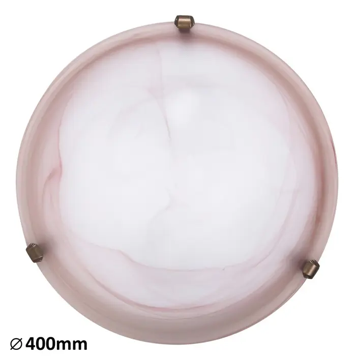 ALABASTRO STROPNA SVJETILJKA E27 2X MAX 60/TOBACCO ALABASTER STAKLO/IP20