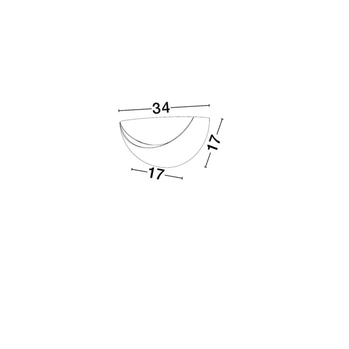 ALAS ZIDNA LAMPA LED E14/5W/BIJELA