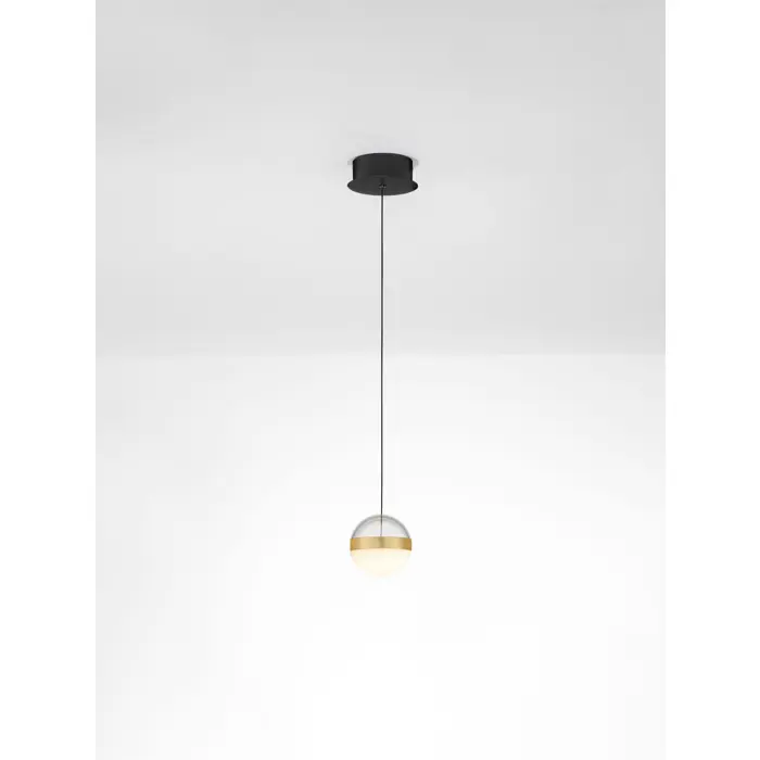 ALAZ LED VISILICA CRNA/ZLATNA 3000K IP20