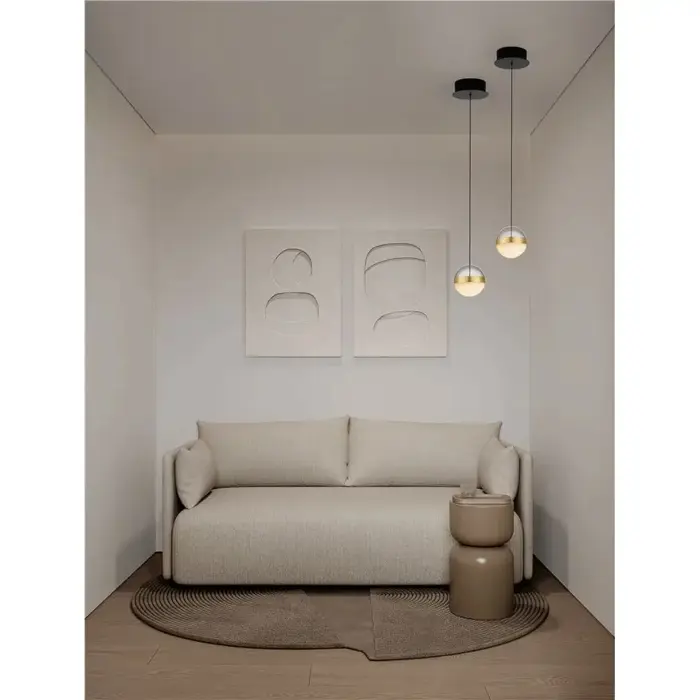 ALAZ LED VISILICA CRNA/ZLATNA 3000K IP20