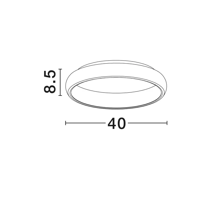 ALBI PLAFONSKA SVJETILJKA LED 32W/3000K/1952lm/DIMM/IP20/BIJELA
