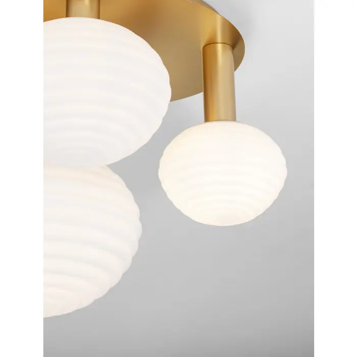 ALLEN PLAFONSKA LAMPA E27 /IP20/MATT ZLATNA