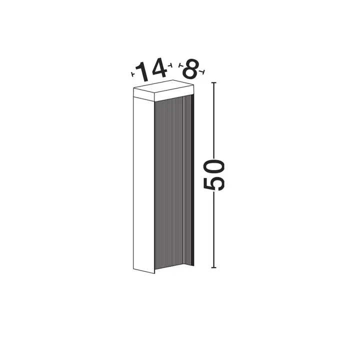 ALLEY VANJSKA STAJAĆA LED SVJETILJKA 8Watt 365Lm
IP65 3000K ANTRACIT