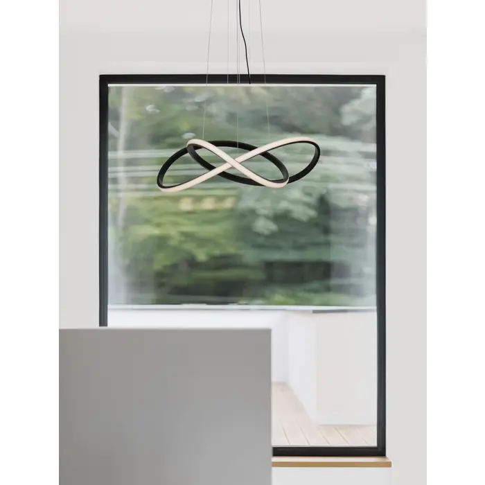 AMARA VISILICA LED 28W/3000K/1600lm/IP20/CRNA